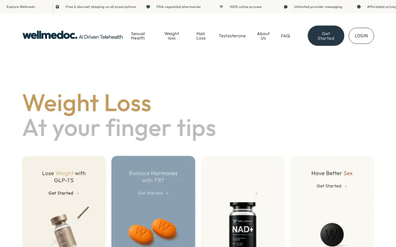WellMedr homepage